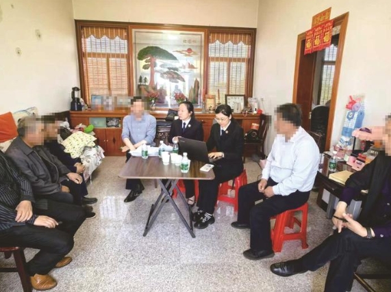栟茶法庭進漁村開展巡回審判